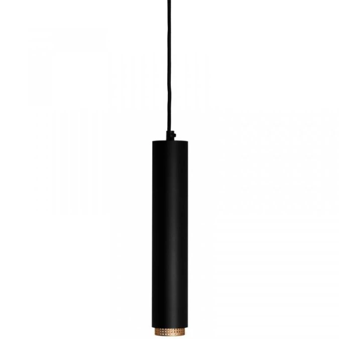 Lampa Wisząca Sufitowa Zwis 29cm Reflektor GU10 LED ELIGIS Czarny LUMILED