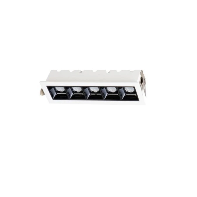 Lampa wpuszczana Solar oprawa podtynkowa biała LED IP20 LP‑0406/5RS WH Light Prestige