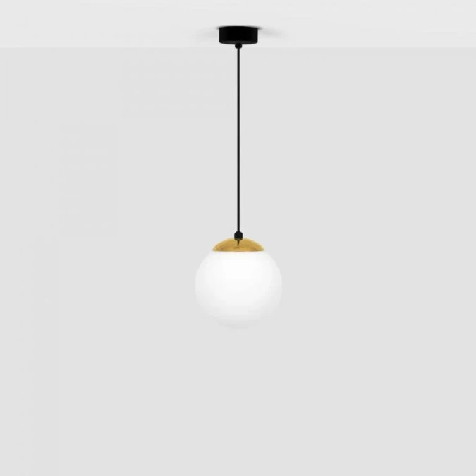 Lampa wisząca, zwis ISLA na E27 szklany klosz do salonu K‑4911 Kaja Lighting
