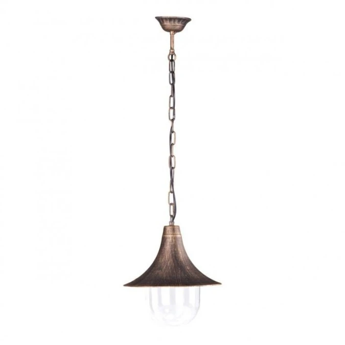 Lampa wisząca, zewnętrzna BOSTON czarno złota na taras IP44 K‑8126 CZARNY/ZŁOTY Kaja Lighting