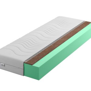 Materac piankowy 120×190 cm Pianka HR44 + Kokos 20cm H2/H3 Średni Twardy 956092 Materac piankowy 120×190 cm Pianka HR44 + Kokos 20cm H2/H3 Średni Twardy 956092