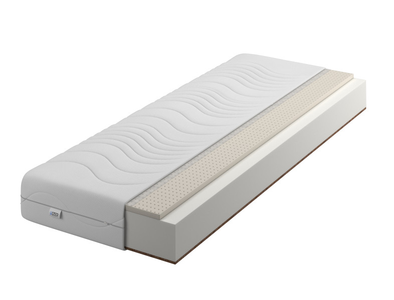 Materac piankowy 150x200 16cm Comfort + Latex + Kokos| Dwustronny H1/H3 661726
