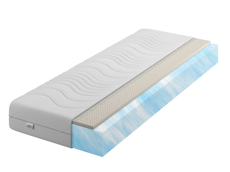 Materac piankowy 80x180 20cm Aqua + Latex | Dwustronny H1/H2 661834