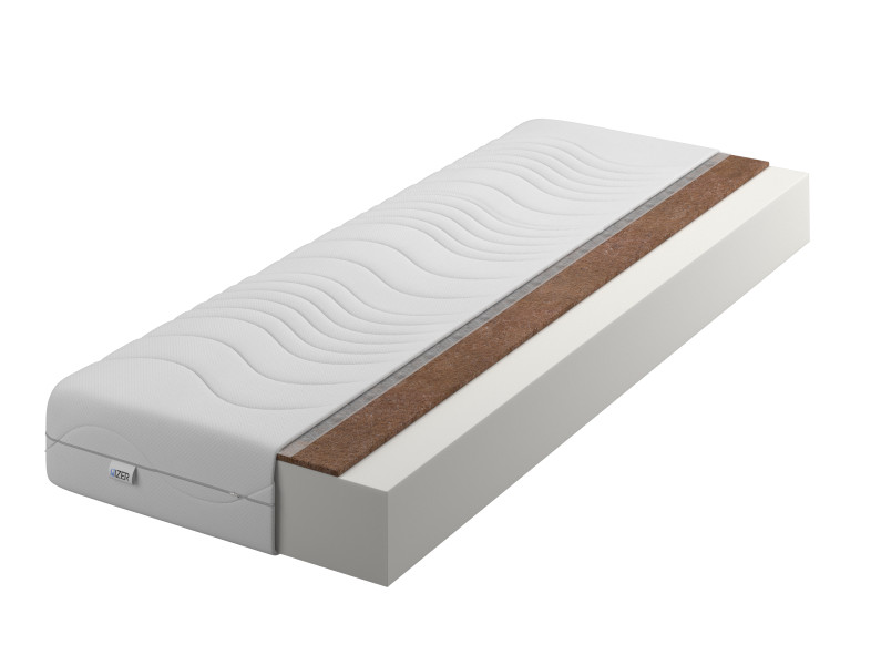 Materac piankowy 90x190 16cm Comfort + Kokos | Dwustronny H2/H3 661715