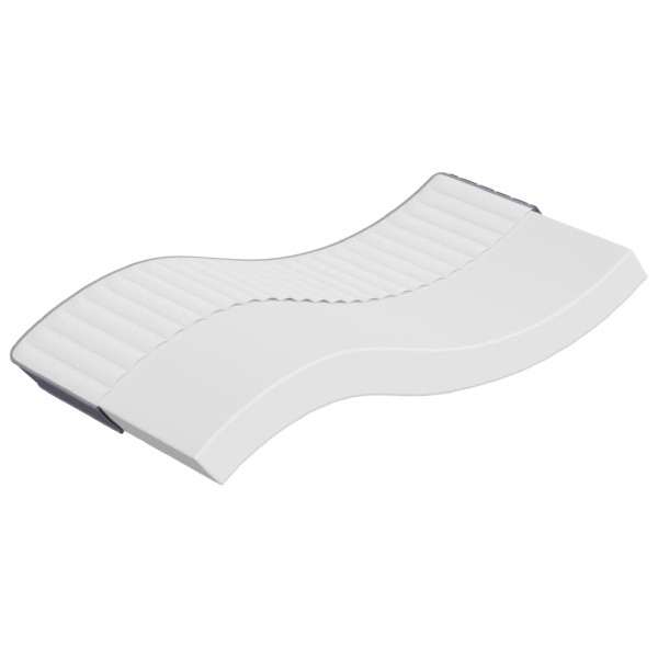 Materac piankowy Biały 100 x 200 cm Pianka vidaXL 414542