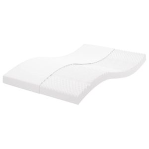Materac piankowy, biały 140×210 cm, 7-strefowy, twardość 20 435962 Materac piankowy, biały 140×210 cm, 7-strefowy, twardość 20 435962