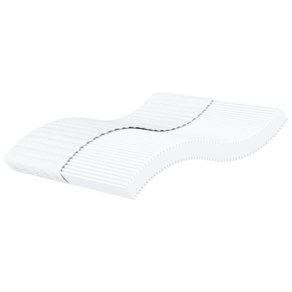 Materac piankowy biały 180x200 cm twardość H2/H3 855692