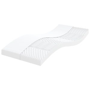 Materac piankowy, biały, 80×200 cm, 7-strefowy, twardość 20 435951 Materac piankowy, biały, 80×200 cm, 7-strefowy, twardość 20 435951
