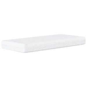 Materac piankowy, biały, 80×220 cm, twardość H2/H3 434058 Materac piankowy, biały, 80×220 cm, twardość H2/H3 434058