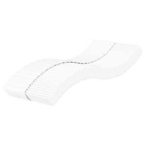 Materac piankowy biały 90×190 cm twardość H2/H3 855647 Materac piankowy biały 90×190 cm twardość H2/H3 855647