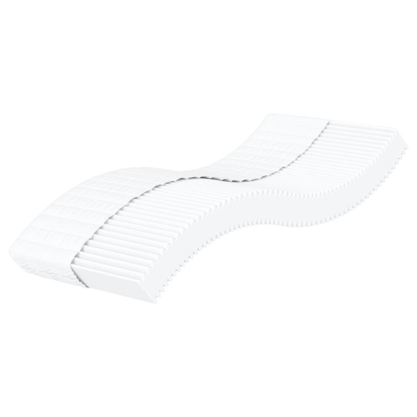Materac piankowy biały 90x190 cm twardość H2/H3 855647