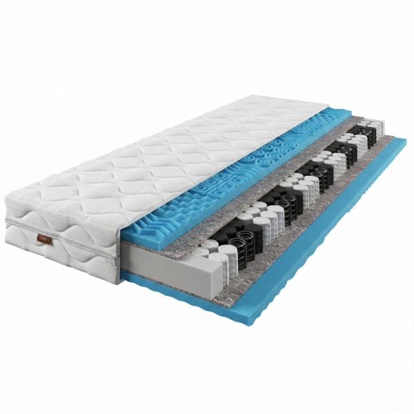 Materac sprężynowy 80x190 Vinotti 15 cm kieszeniowy H3 hipoalergiczny 275836