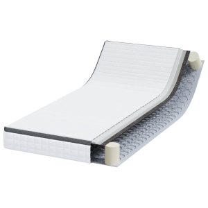 Materac Sprężynowy Bonell 100×200 cm Biały I Szary Do Łóżka Sypialni 855706 Materac Sprężynowy Bonell 100×200 cm Biały I Szary Do Łóżka Sypialni 855706