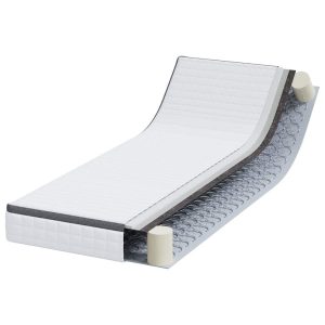 Materac Sprężynowy Bonell 80×200 cm Biały I Szary Do Łóżka Sypialni 855727 Materac Sprężynowy Bonell 80×200 cm Biały I Szary Do Łóżka Sypialni 855727