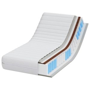 Materac Sprężynowy Do Sypialni Pokoju Biały 60 x 120 cm 855770 Materac Sprężynowy Do Sypialni Pokoju Biały 60 x 120 cm 855770