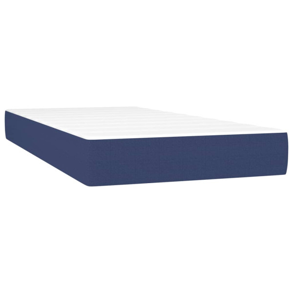Materac Sprężynowy Do Sypialni Pokoju niebieski 80x200x20 cm tkanina 855751