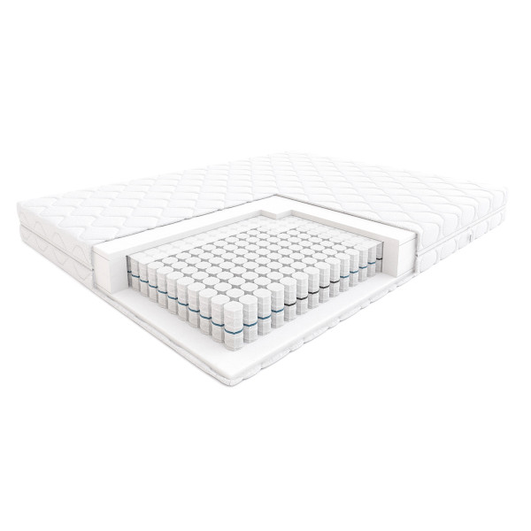 Materac sprężynowy Step Family Hilding 120x200 cm, Silver 790226