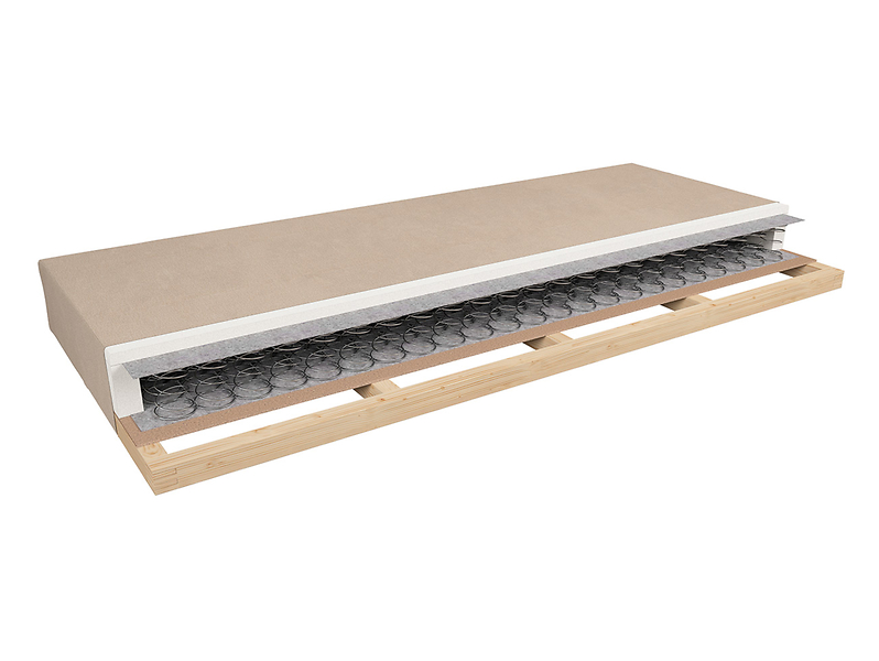Materac sprężynowy Tiago Standard na drewnianej ramie do łóżek Indiana/Malcom 90x200 cm 28671
