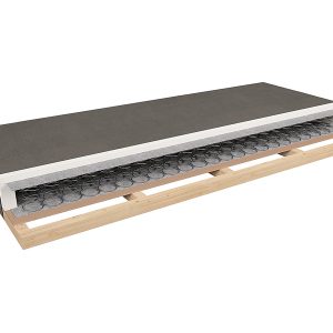 Materac sprężynowy Tiago Standard na drewnianej ramie do łóżek Indiana/Malcom 90×200 cm 28670 Materac sprężynowy Tiago Standard na drewnianej ramie do łóżek Indiana/Malcom 90×200 cm 28670
