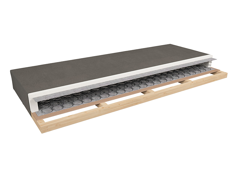 Materac sprężynowy Tiago Standard na drewnianej ramie do łóżek Indiana/Malcom 90x200 cm 28670