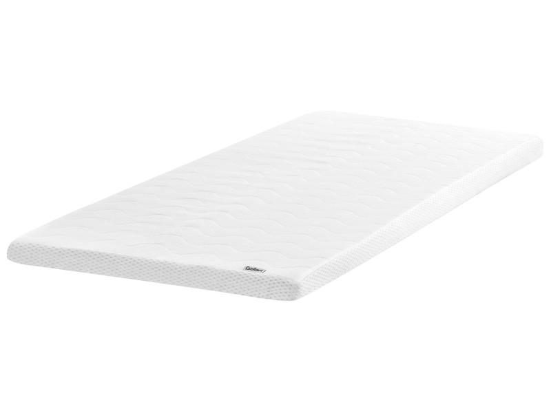Materac topper żelowy piankowy 90x200 cm 648293