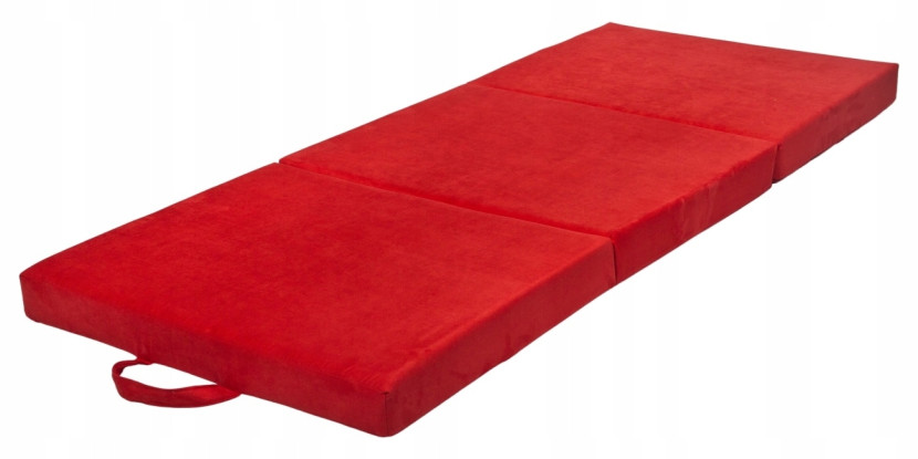Materac turystyczny VELINDA 80x200x10 cm składany rozkładany dostawka 1078395