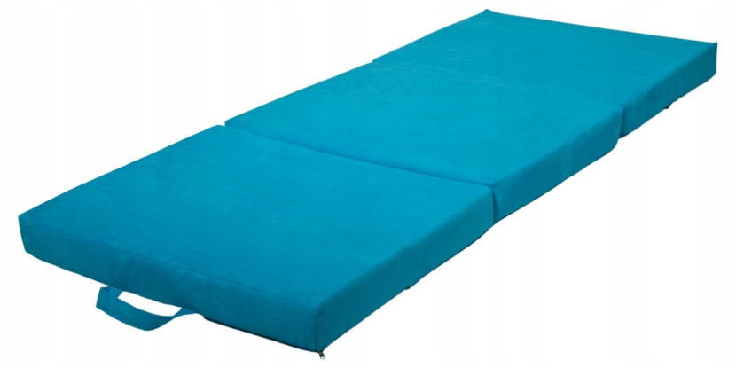 Materac turystyczny VELINDA 80x200x10 cm składany rozkładany dostawka 1078387
