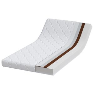Materac z warstwą kokosową Biały 160 x 80 cm Pianka PU 855645