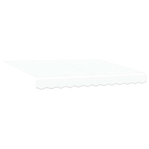 Materiał Do Markizy Tarasowej Balkonowej Biały 280 x 245 cm 947472 Materiał Do Markizy Tarasowej Balkonowej Biały 280 x 245 cm 947472