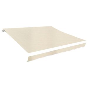 Materiał Do Markizy Tarasowej Balkonowej kremowa 3 x 2,5 m (bez ramy) 947784 Materiał Do Markizy Tarasowej Balkonowej kremowa 3 x 2,5 m (bez ramy) 947784