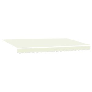 Materiał Do Markizy Tarasowej Balkonowej Kremowy 380 x 195 cm 947790 Materiał Do Markizy Tarasowej Balkonowej Kremowy 380 x 195 cm 947790