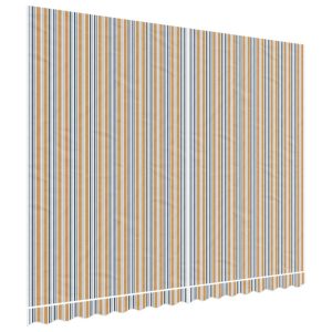 Materiał Do Markizy Tarasowej Balkonowej wielokolorowa 4×3 m 947330 Materiał Do Markizy Tarasowej Balkonowej wielokolorowa 4×3 m 947330
