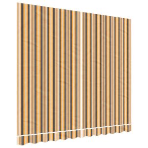 Materiał Do Markizy Tarasowej Balkonowej wielokolorowe paski 3×2,5 m 947616 Materiał Do Markizy Tarasowej Balkonowej wielokolorowe paski 3×2,5 m 947616