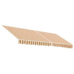 Materiał Do Markizy Tarasowej Balkonowej wielokolorowe paski 4×3,5 m 947542 Materiał Do Markizy Tarasowej Balkonowej wielokolorowe paski 4×3,5 m 947542