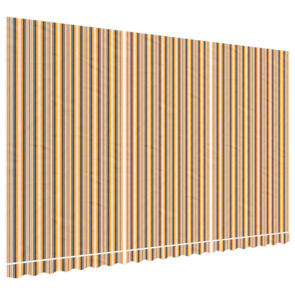 Materiał Do Markizy Tarasowej Balkonowej wielokolorowe paski 5x3 m 947842