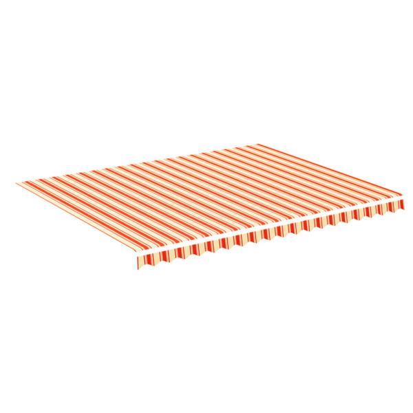 Materiał Do Markizy Tarasowej Balkonowej żółto-pomarańczowa 4,5x3,5 m 947355