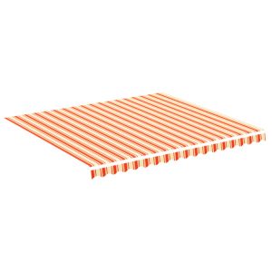 Materiał Do Markizy Tarasowej Balkonowej żółto-pomarańczowa 4×3,5 m 947795 Materiał Do Markizy Tarasowej Balkonowej żółto-pomarańczowa 4×3,5 m 947795