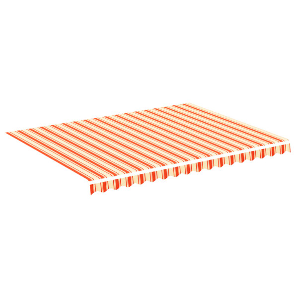 Materiał Do Markizy Tarasowej Balkonowej żółto-pomarańczowa 4x3 m 947370