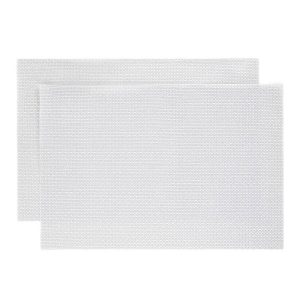 Maty stołowe GLAMO srebrne, zestaw 2 szt. 30×45 cm HOMLA 915183 Maty stołowe GLAMO srebrne, zestaw 2 szt. 30×45 cm HOMLA 915183