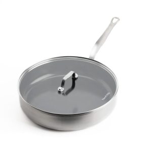 Mauviel Patelnia Classic 3-PLY 28cm 3,6l + pokrywka 855348 Mauviel Patelnia Classic 3-PLY 28cm 3,6l + pokrywka 855348