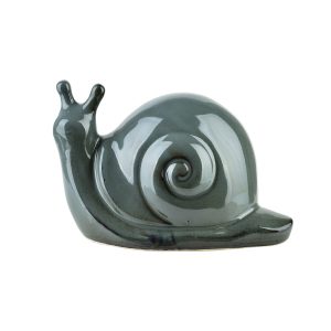MAVE BLUE Figura ślimak ceramiczny 19x11x11cm 643355