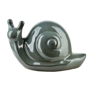 MAVE BLUE Figura ślimak ceramiczny 25×14,5x15cm 643363
