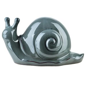 MAVE BLUE Figura ślimak ceramiczny 34,5x18x19,5cm 643372