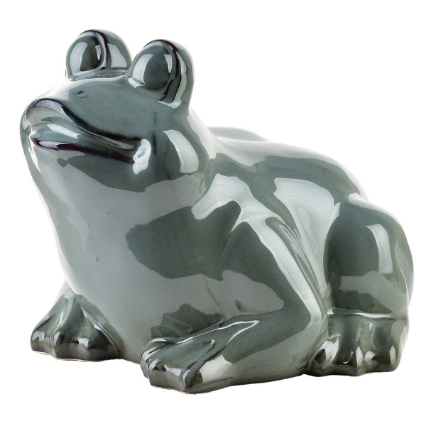 MAVE BLUE Figura żaba ceramiczna 27x26x20,5cm 643354