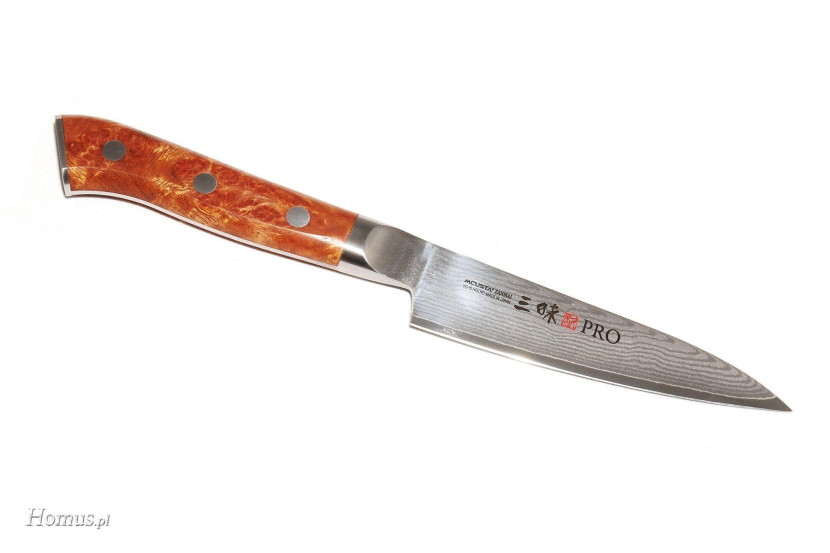 Mcusta japoński nóż kuchenny ze stali damasceńskiej PETTY 110 mm 883630