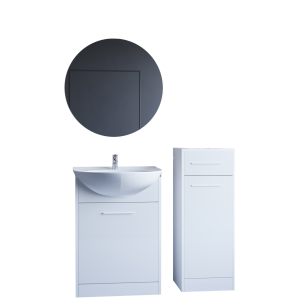 Meble do łazienki NESTA MINI biały laminat 300852