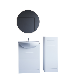Meble do łazienki NESTA MINI LED biały laminat 300961