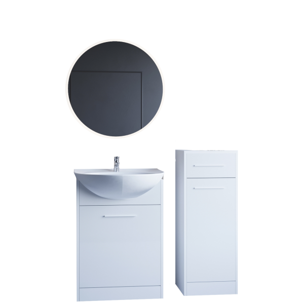 Meble do łazienki NESTA MINI LED biały laminat 300961