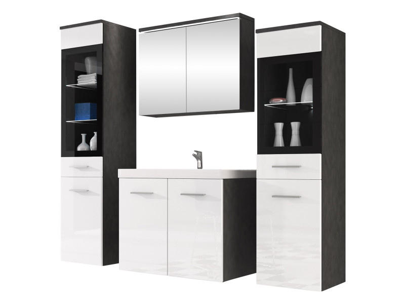 Meble łazienkowe Madrit II z oświetleniem LED 312710