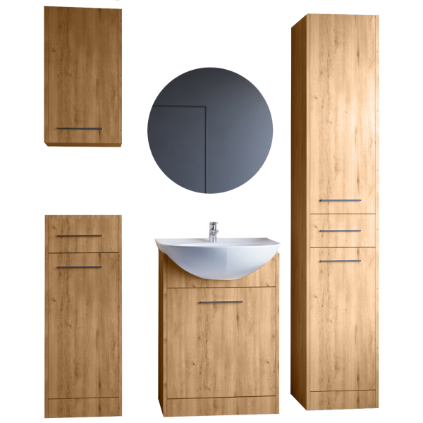 Meble łazienkowe SILDO dąb artisan 307042